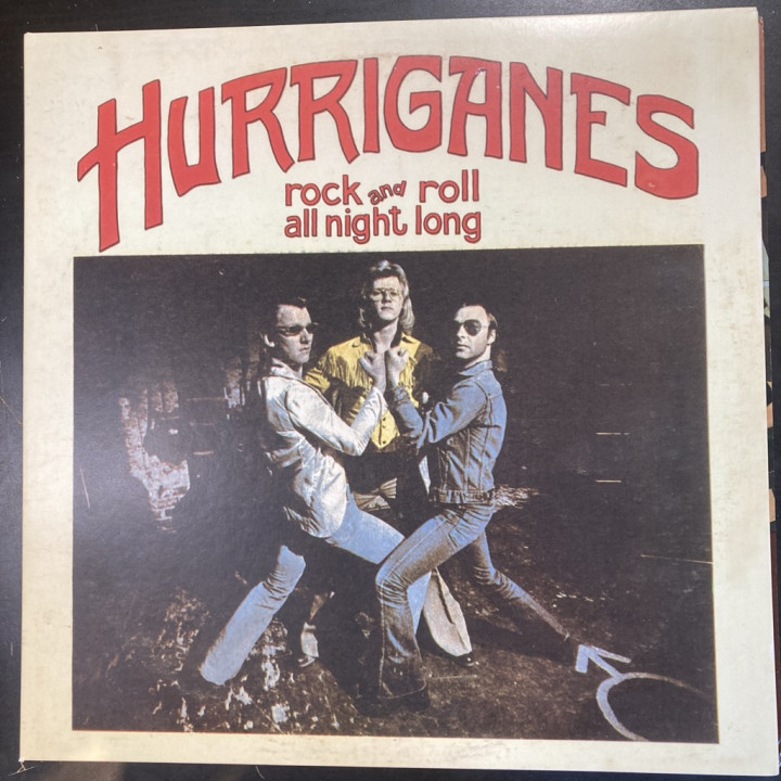 Hurriganes - Rock And Roll All Night Long (FIN/2019/gold) LP (M-/VG+) -rock n roll-